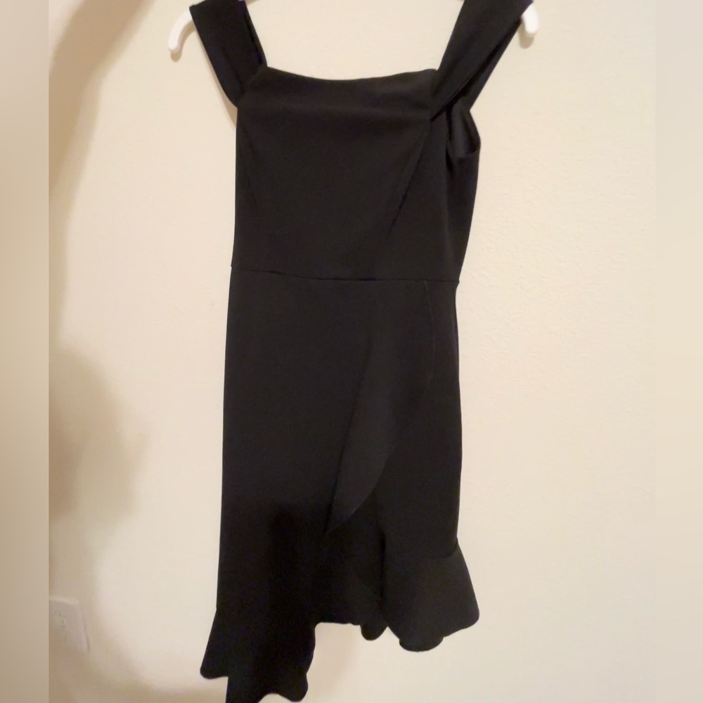 Asymmetric Classy Little Black Dress
